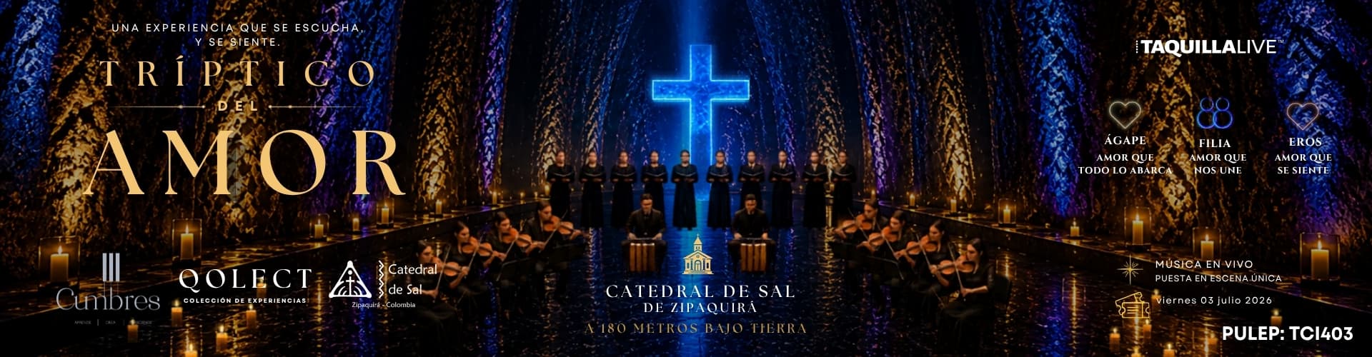 CUMBRES — Tríptico de Amor