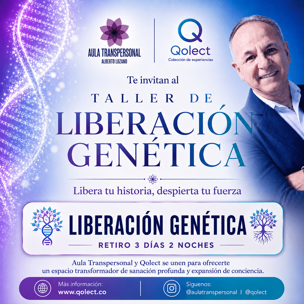 Liberación Genética Colombia (Qolect y Alberto Lozano) 2do. encuentro Colombia e invitados.